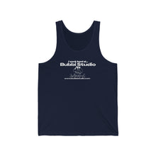 Load image into Gallery viewer, I Work Hard at Bubbi Studio Jersey Tank