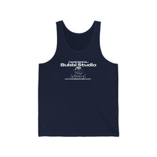 Load image into Gallery viewer, I Work Hard at Bubbi Studio Jersey Tank
