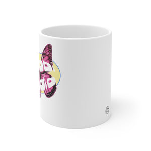 Bubbi Radio Butterfly Ceramic Mug 11oz