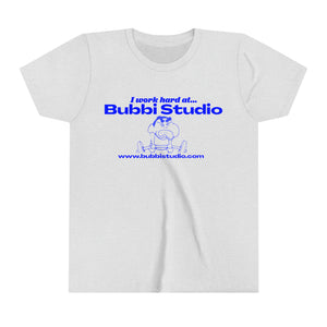 I Work Hard at Bubbi Studio Baby Tee