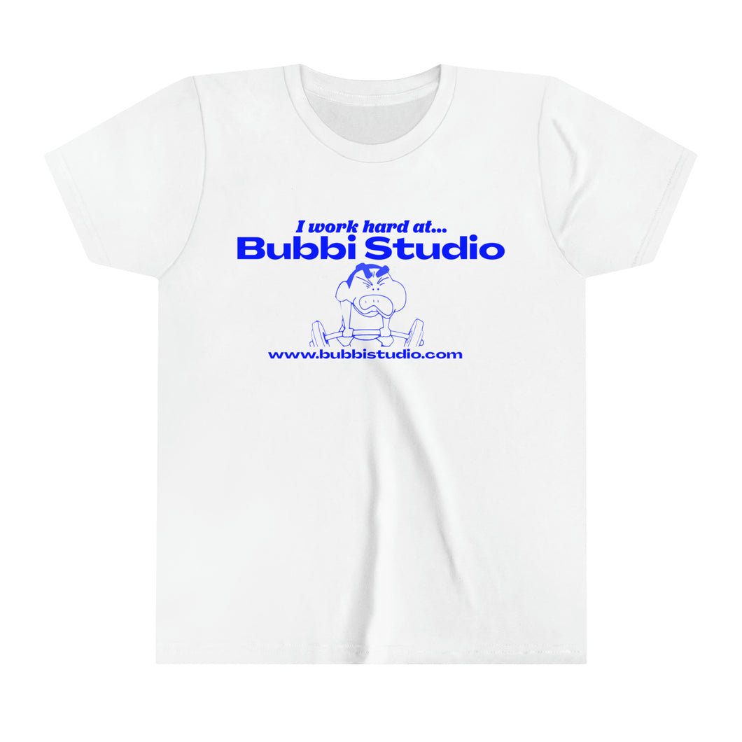 I Work Hard at Bubbi Studio Baby Tee
