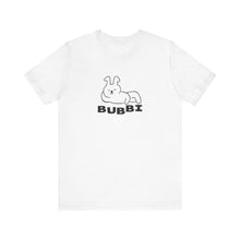 Load image into Gallery viewer, Bubbi Bunny Unisex Jersey Short Sleeve Tee

