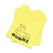 Load image into Gallery viewer, Bubbi Bunny Unisex Jersey Short Sleeve Tee

