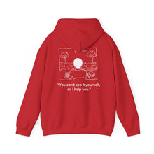 Load image into Gallery viewer, You Can't See It Yourself, So I Help You Heavy Blend™ Hooded Sweatshirt
